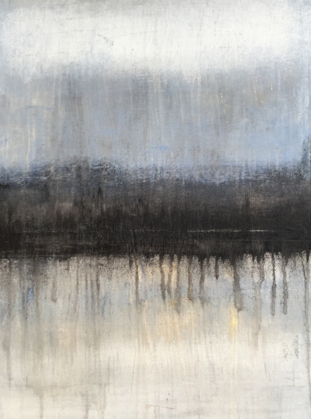 Original "1075 abstract antique white/black/blue"