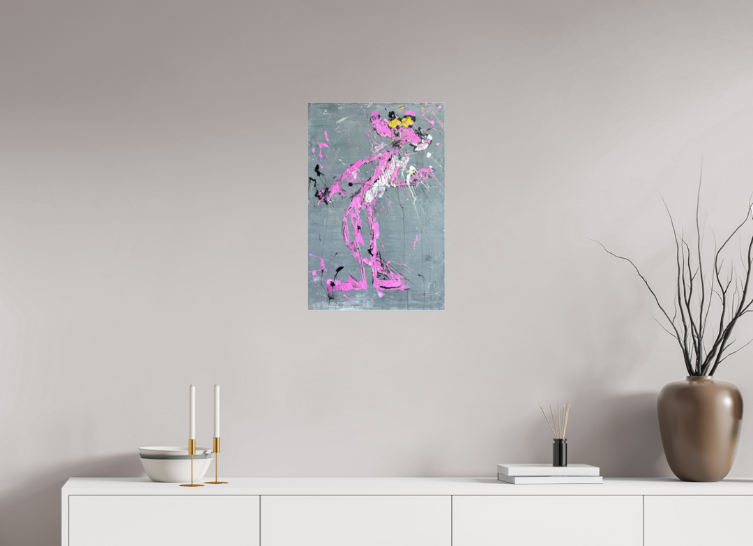 Print "abstract pink" PP25