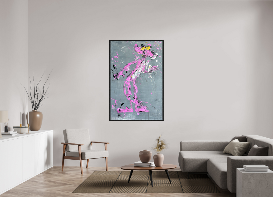 Print "abstract pink" PP25