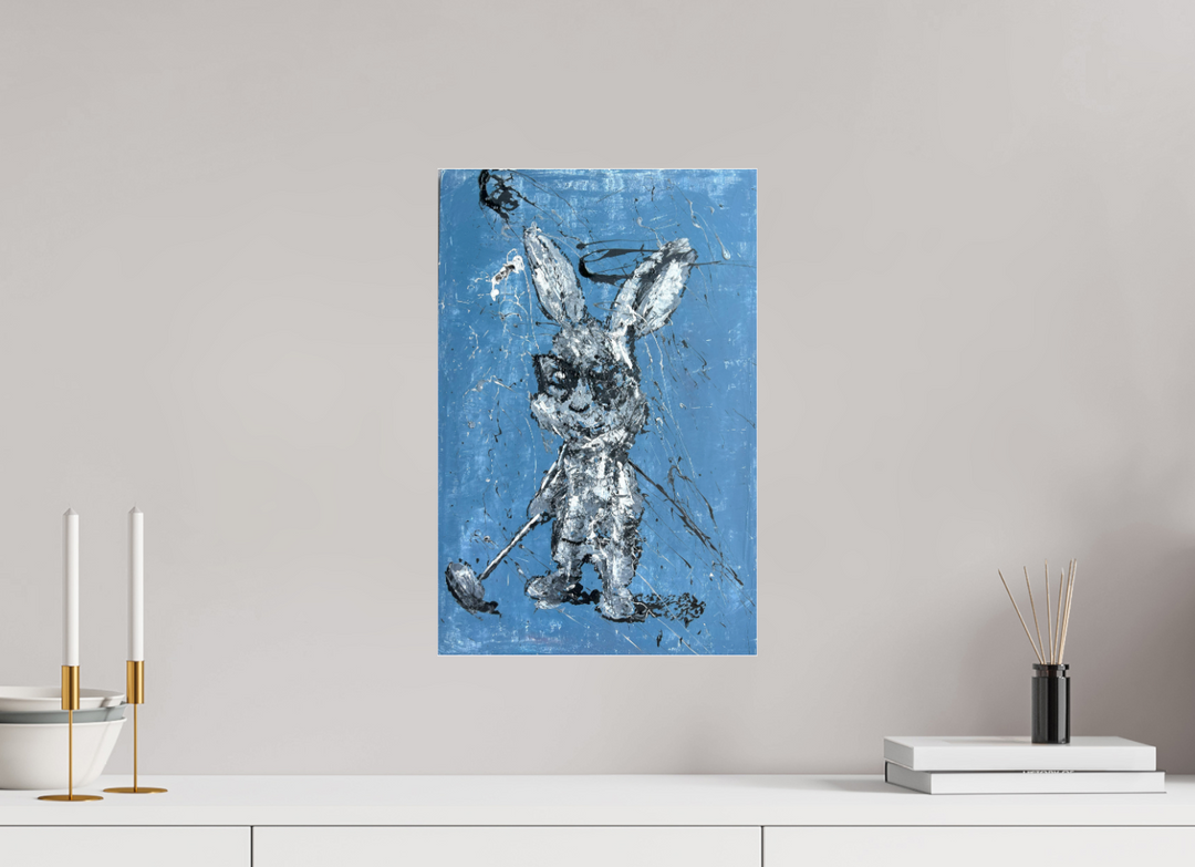 Print "abstract golf bunny" RK21P