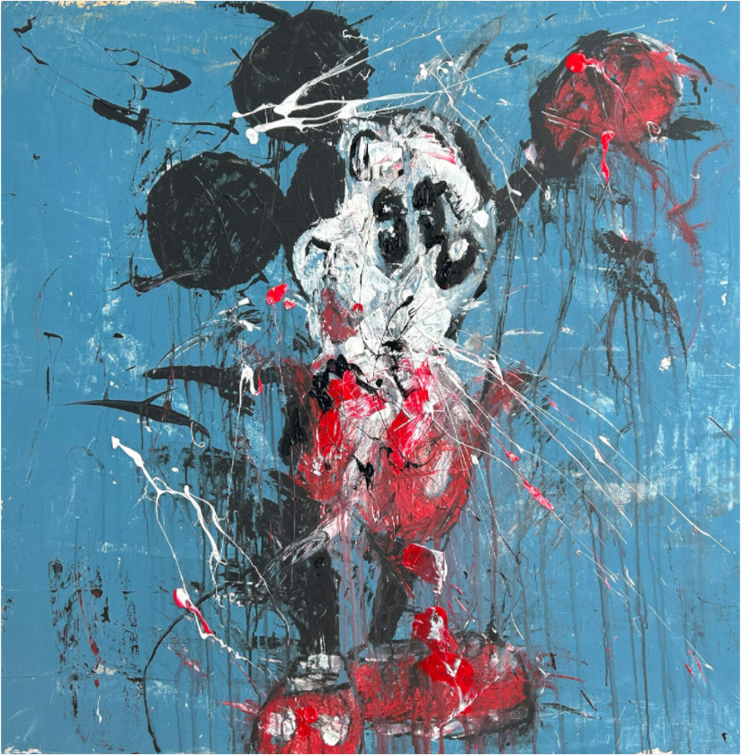 Print "Abstract Mouse - Pop Art Series"