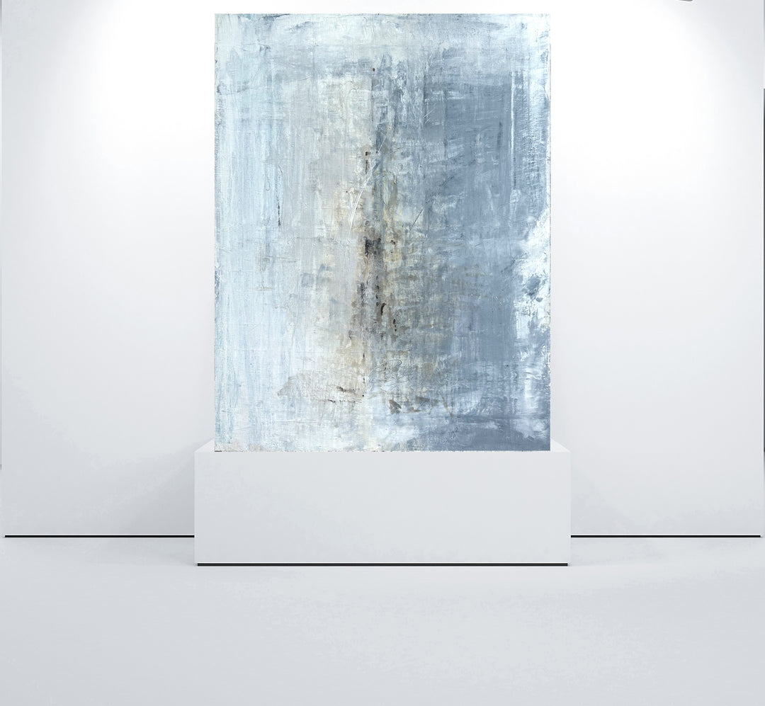 Original "abstract blue white elegance"