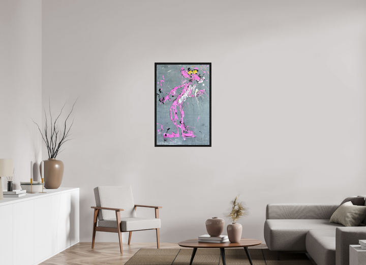 Print "abstract pink" PP25