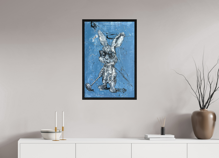 Print "abstract golf bunny" RK21P