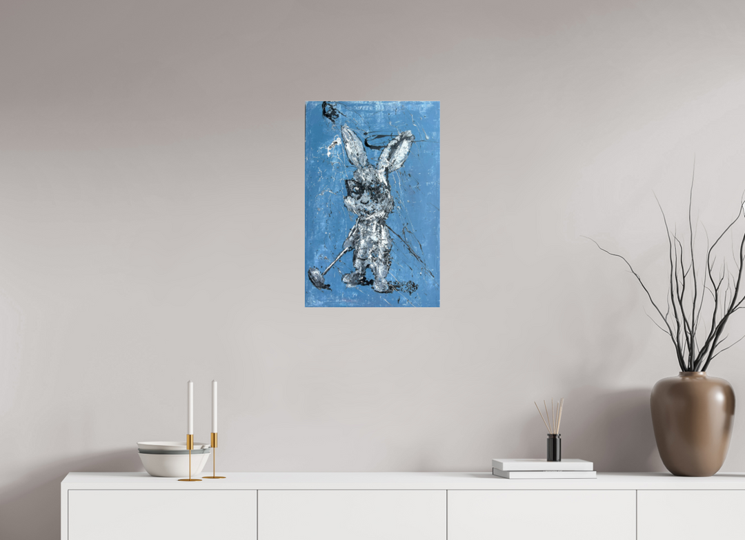 Print "abstract golf bunny" RK21P