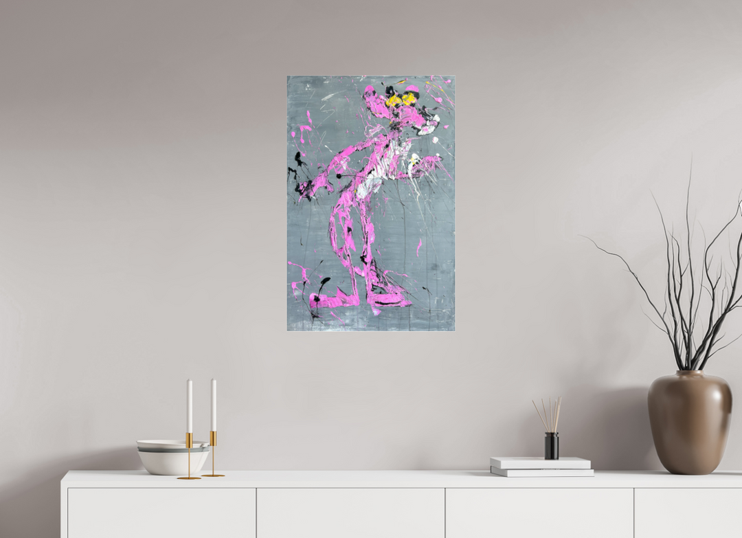 Print "abstract pink" PP25