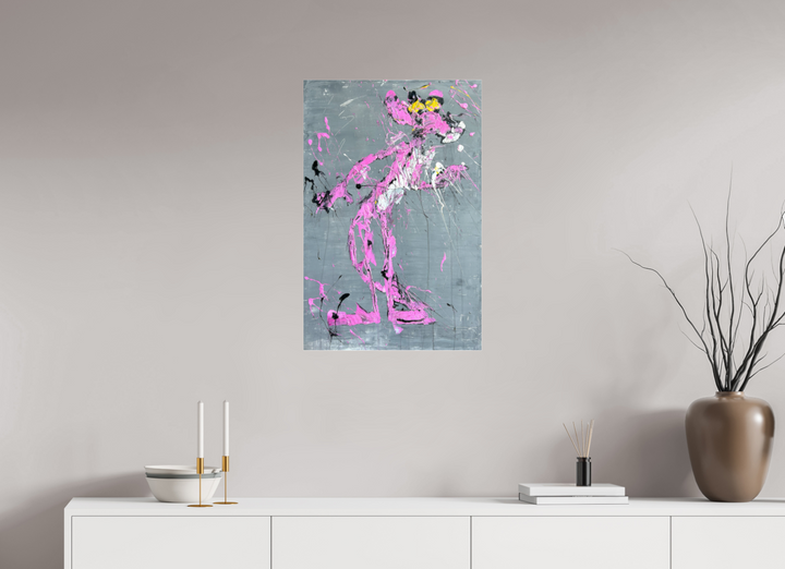 Print "abstract pink" PP25