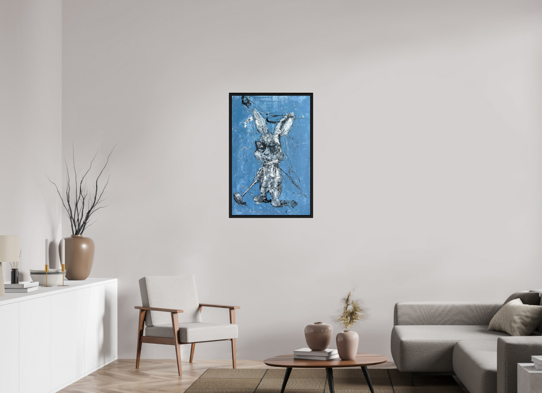 Print "abstract golf bunny" RK21P