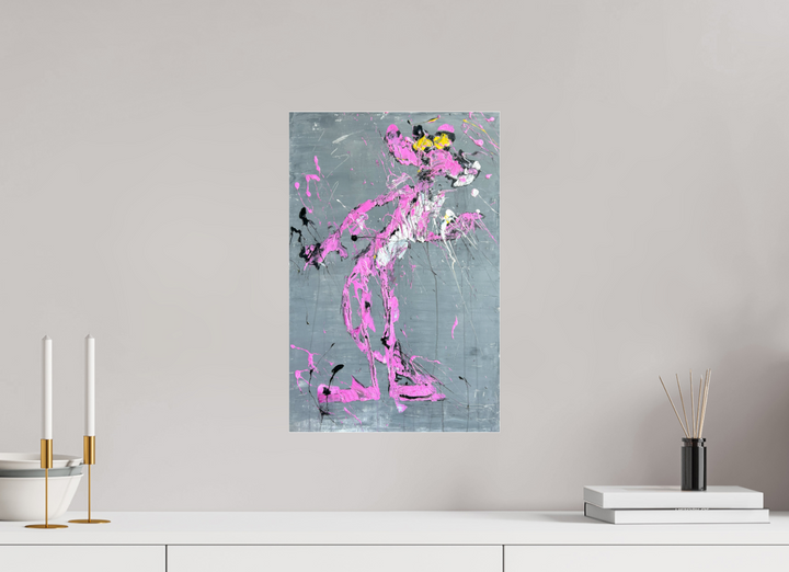 Print "abstract pink" PP25