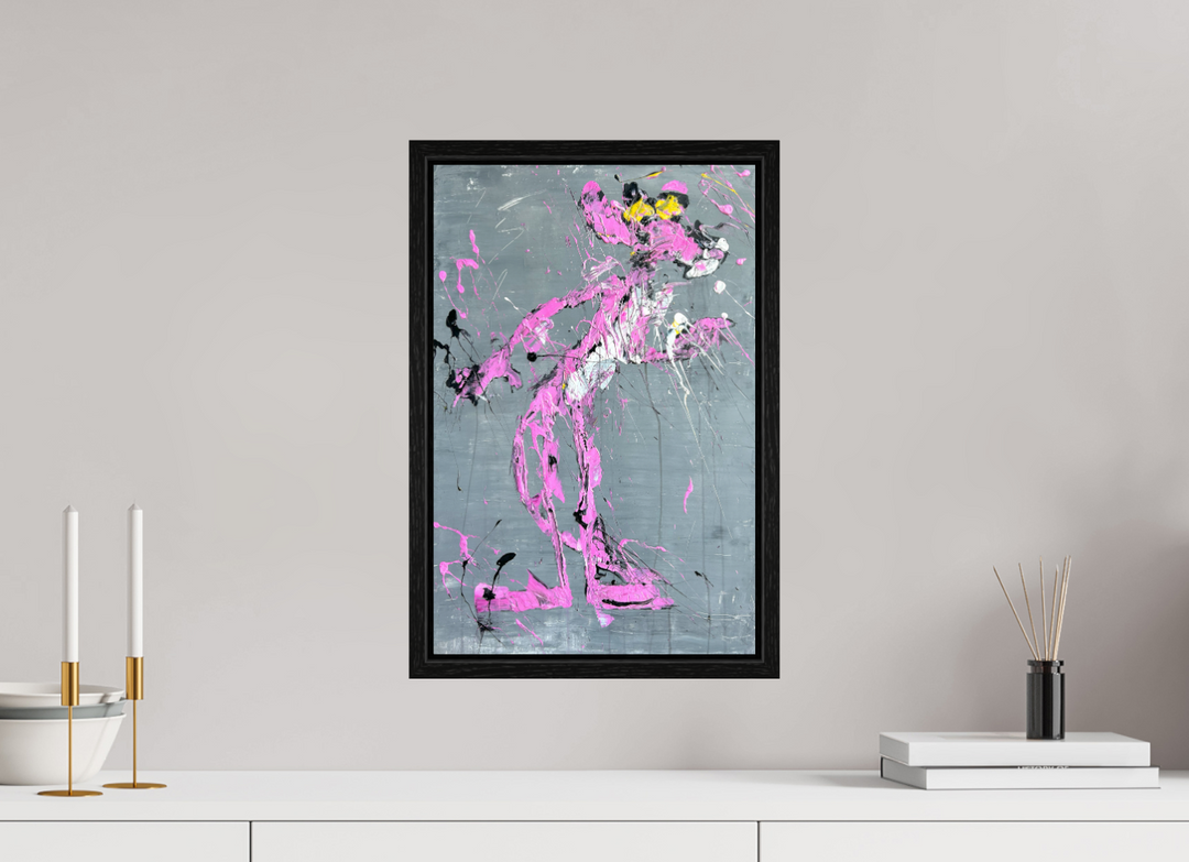 Print "abstract pink" PP25