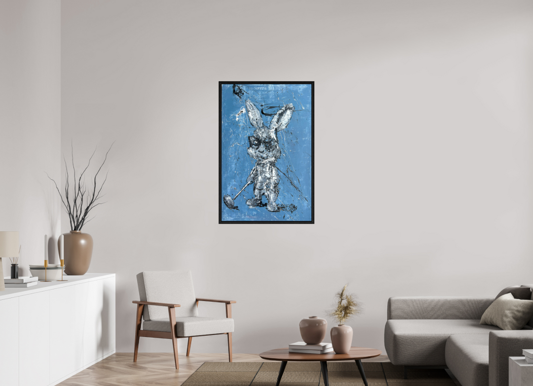 Print "abstract golf bunny" RK21P