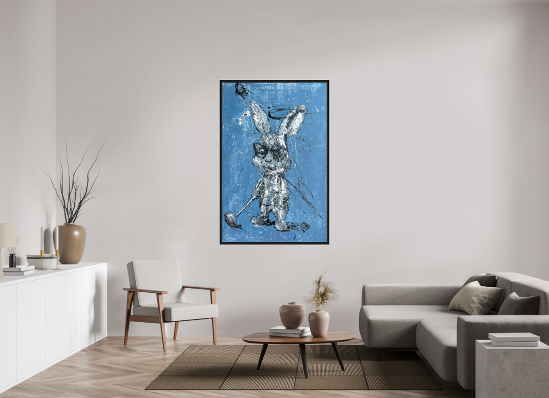 Print "abstract golf bunny" RK21P