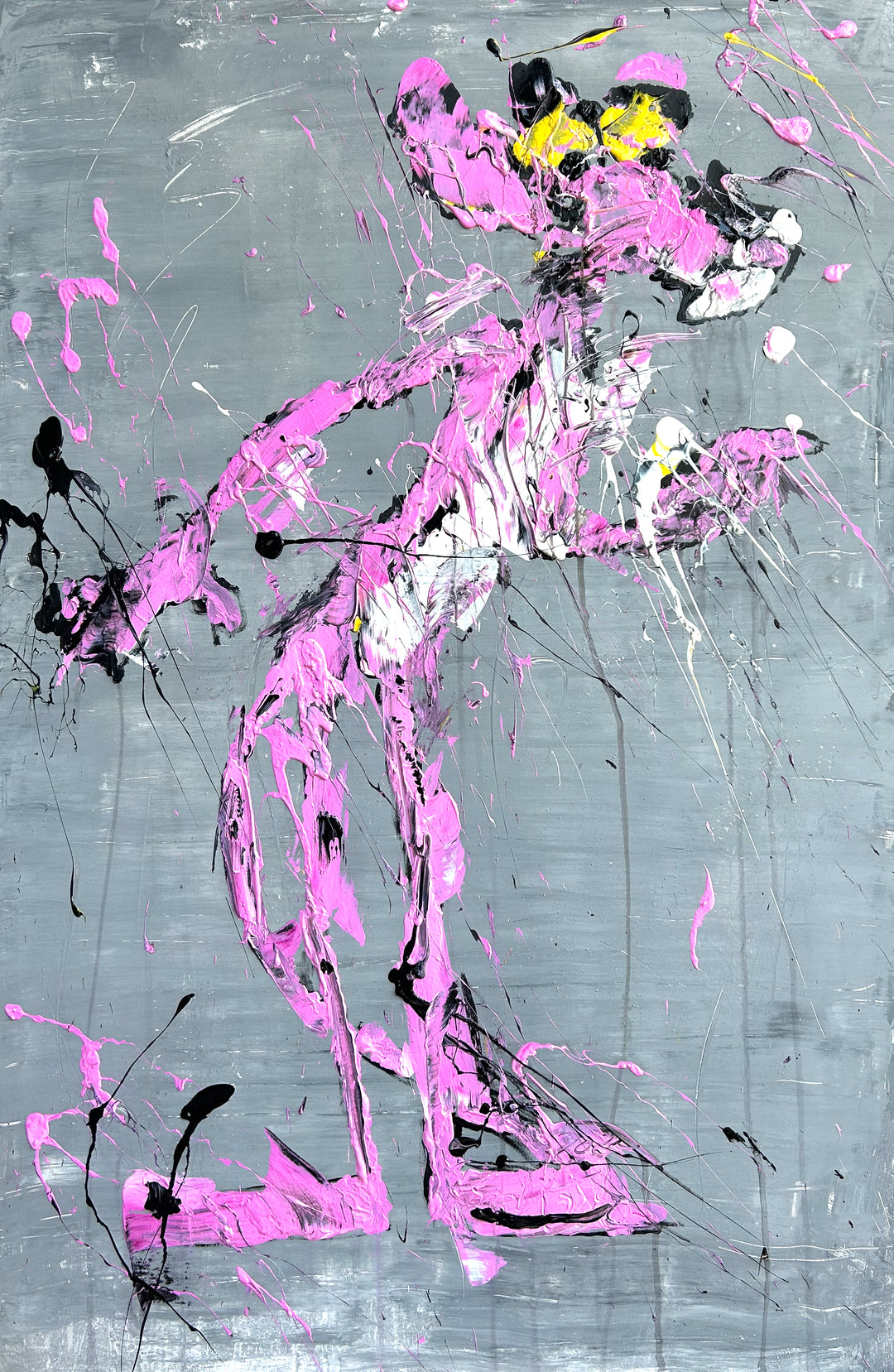 CPRP25 Canvas Print "abstract pink"