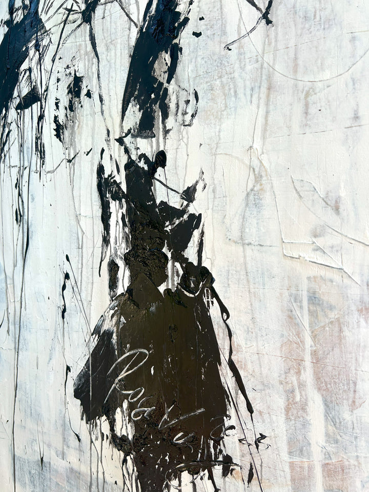 Original "abstract girl in the rain " RK77