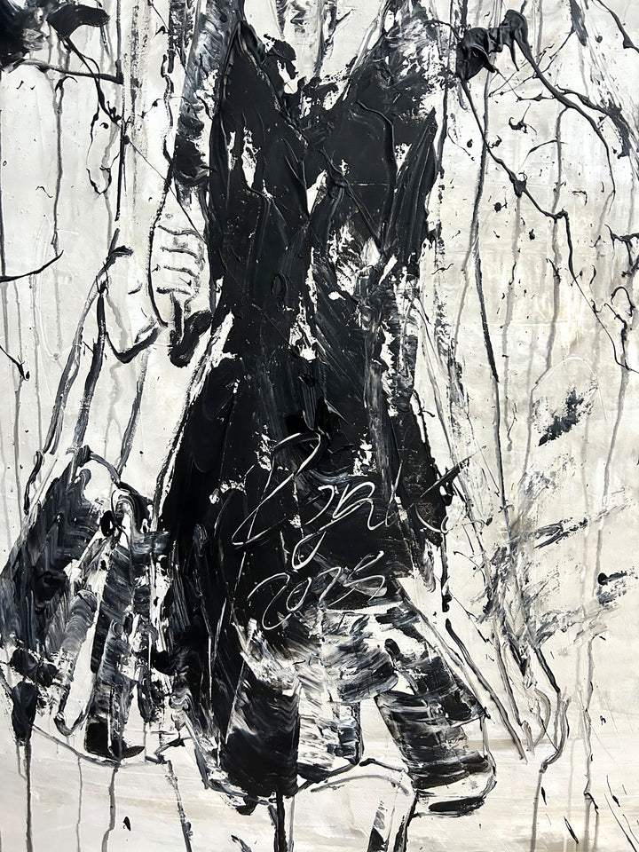 Original "abstract girl in the rain" RK79