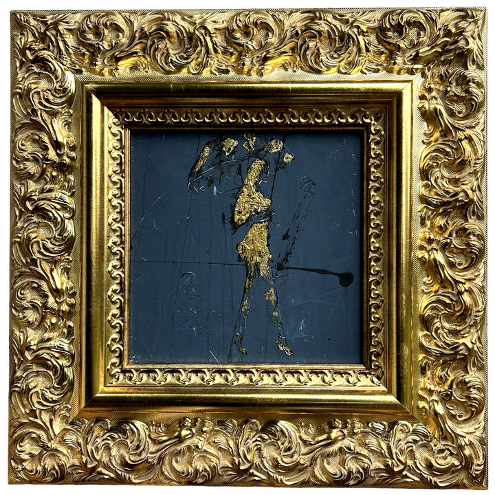  Original "Girl in the Rain - Gold Edition #6"