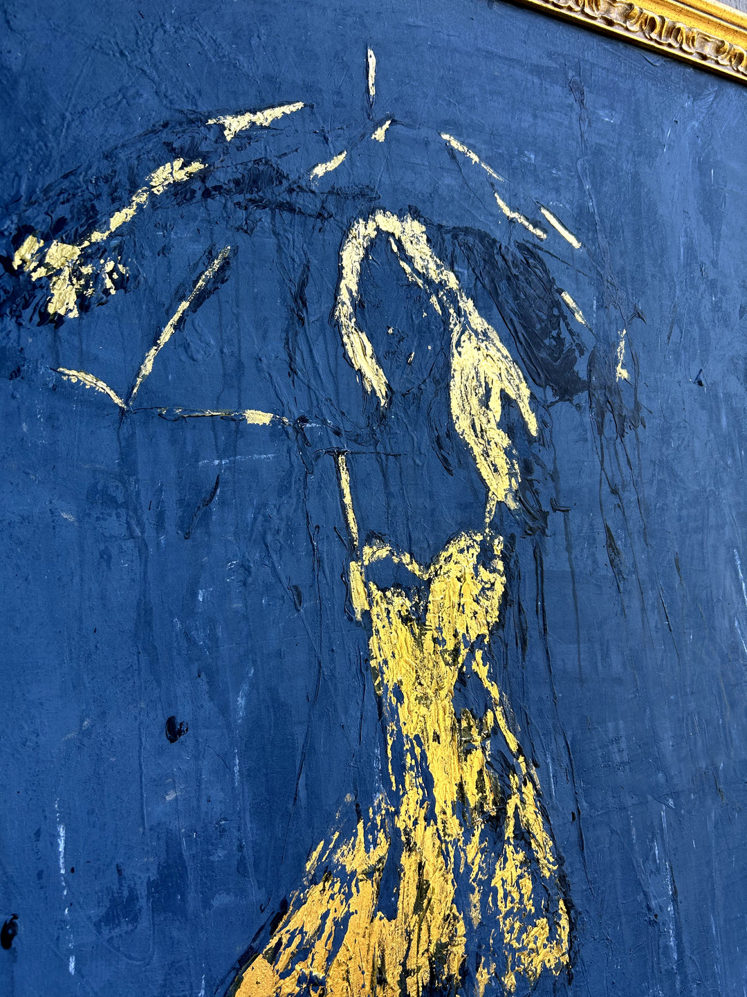 "umbrella girl series" Blue-Gold Edition No.14