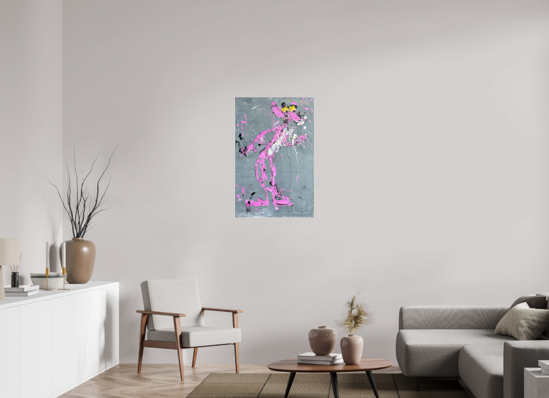 Print "abstract pink" PP25