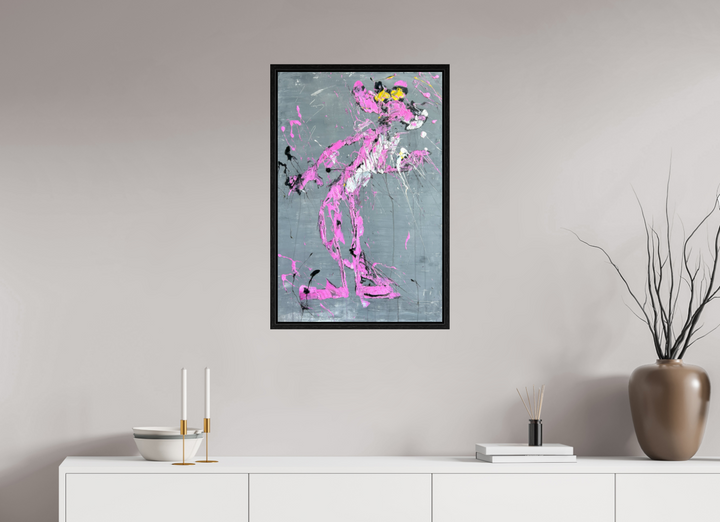 Print "abstract pink" PP25