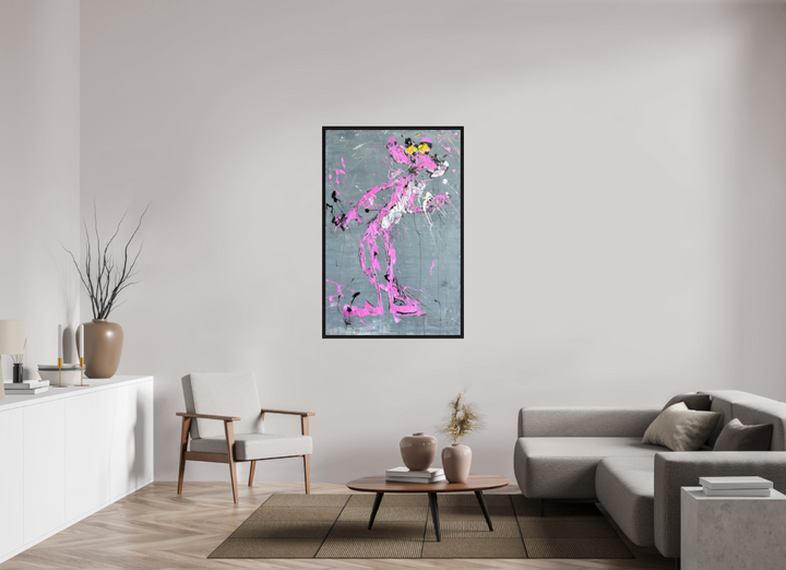 Print "abstract pink" PP25