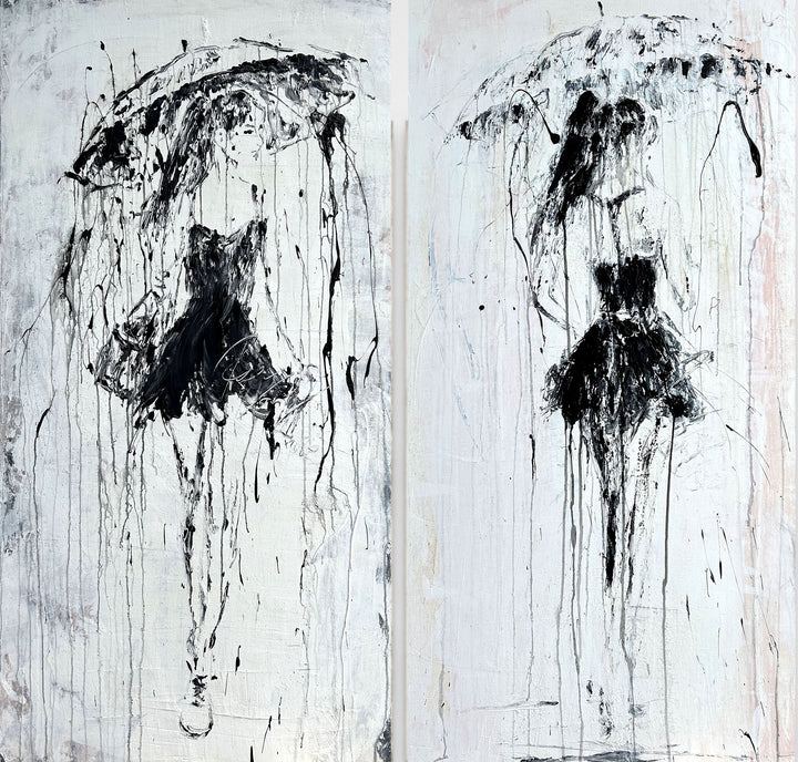 Umbrella - Silent Rain Diptych No.3