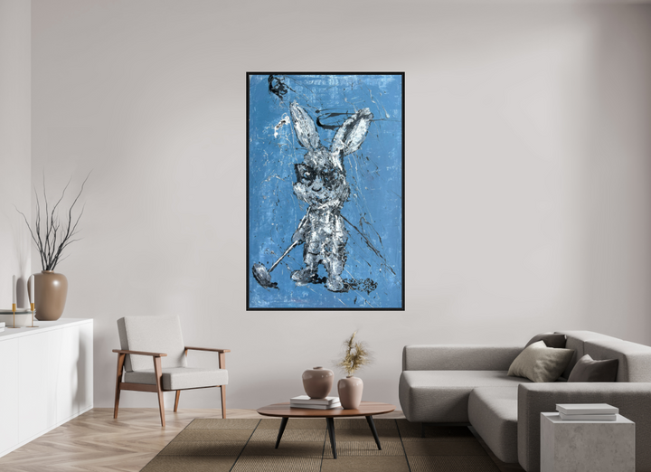 Print "abstract golf bunny" RK21P