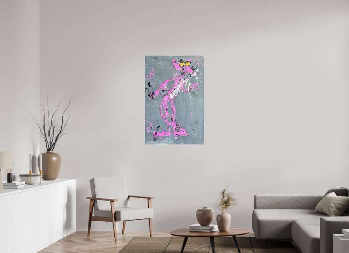 Print "abstract pink" PP25