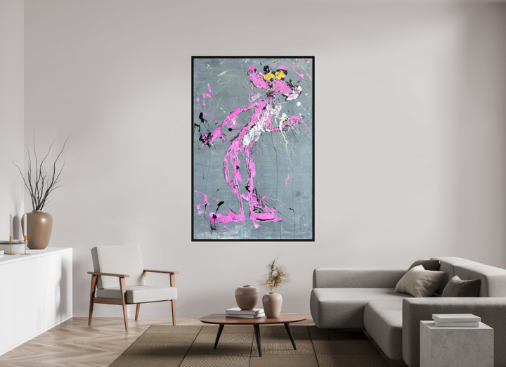 Print "abstract pink" PP25