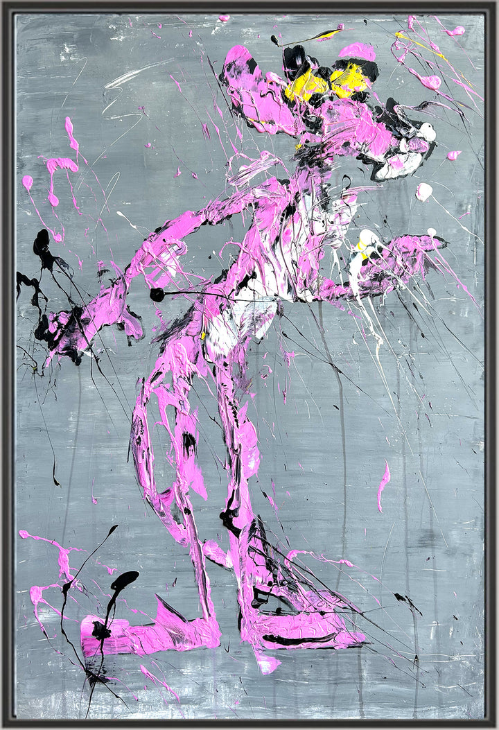 CPRP25 Canvas Print "abstract pink"