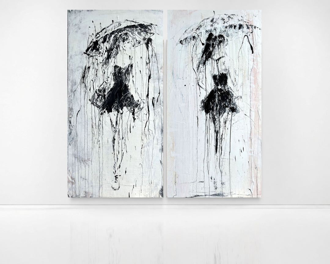 Umbrella - Silent Rain Diptych No.3