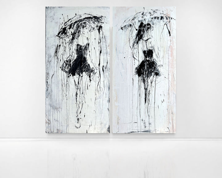 Umbrella - Silent Rain Diptych No.3