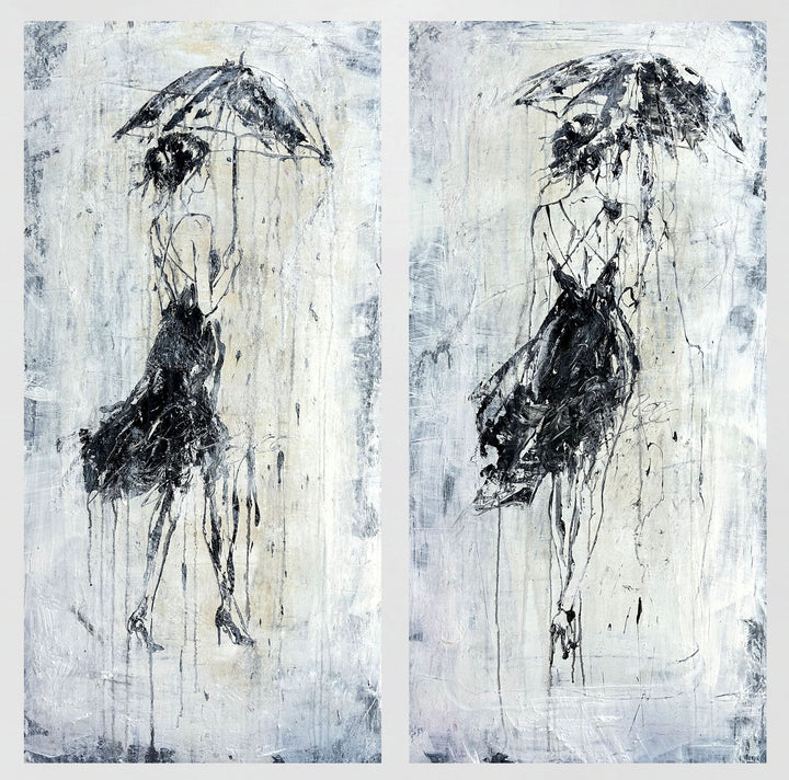 Umbrella - Silent Rain Diptych No.5
