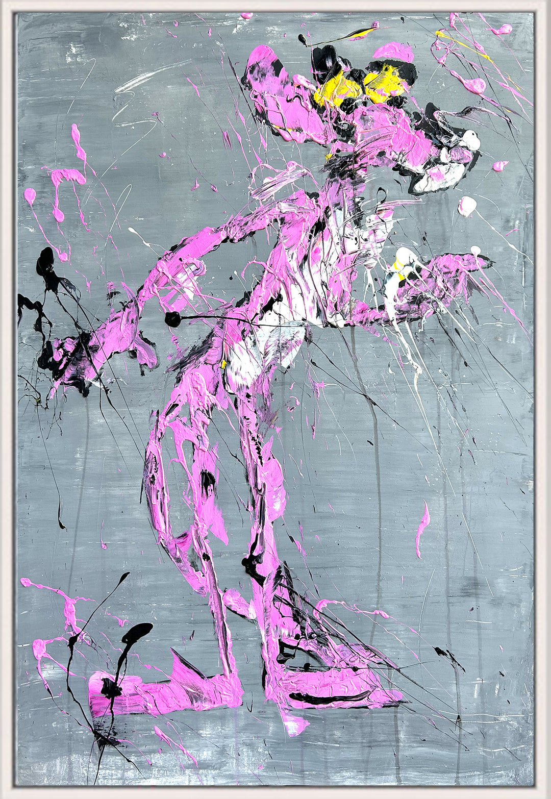 CPRP25 Canvas Print "abstract pink"